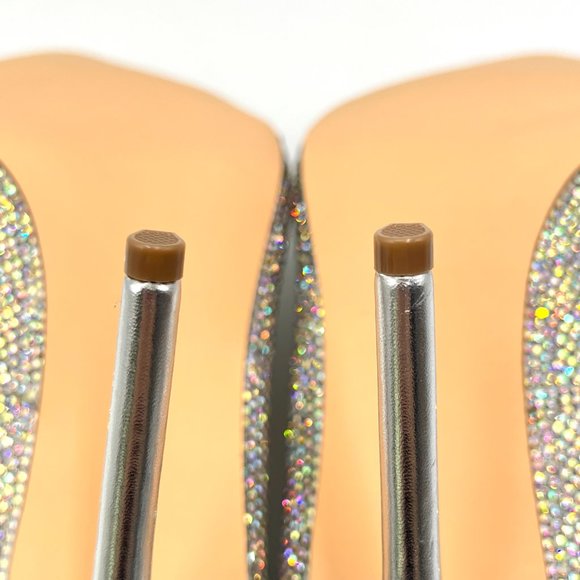 Steve Madden‎ Womens Altisha Rhinestone Jewel Encrusted Heels Pumps Shoes 6.5M - Picture 13 of 16